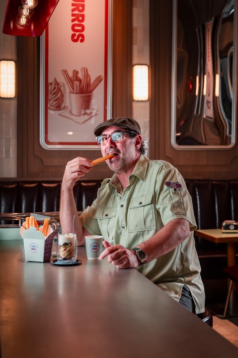Portrait du chef Paul Pairet pour Moutarde à Singapour.