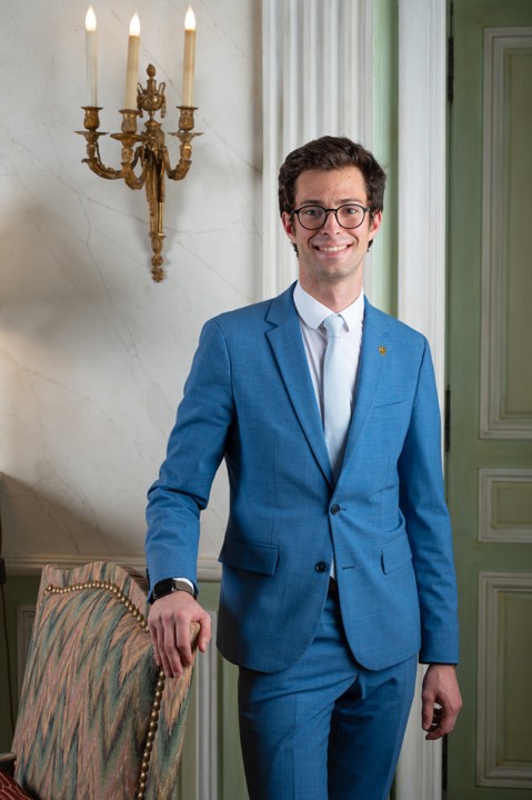 Portrait de l’équipe de l’hôtel pour Château de Courcelle à Courcelles-sur-Vesle, France.