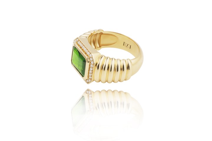 Packshot d’une bague pour Van Den Abeele Paris à Paris, France.